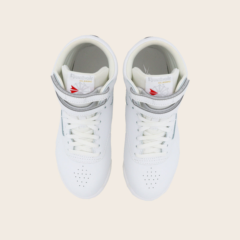 Tenis Reebok Freestyle High Little Kid 'Triple White'