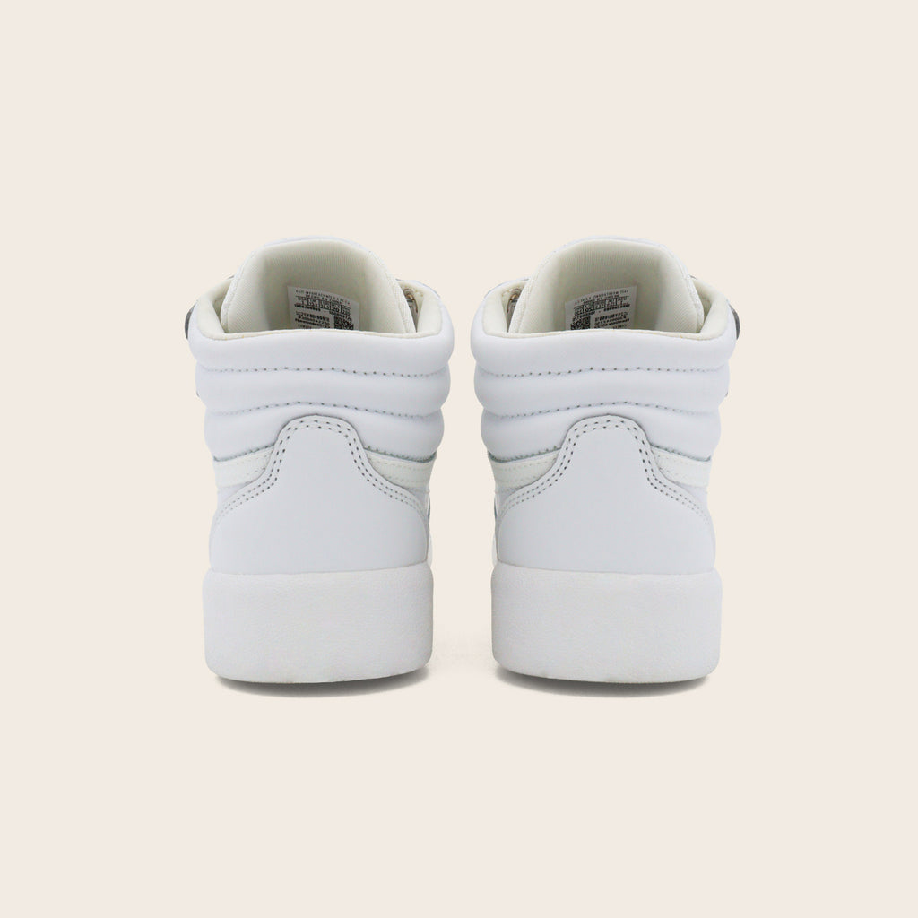 Tenis Reebok Freestyle High Little Kid 'Triple White'