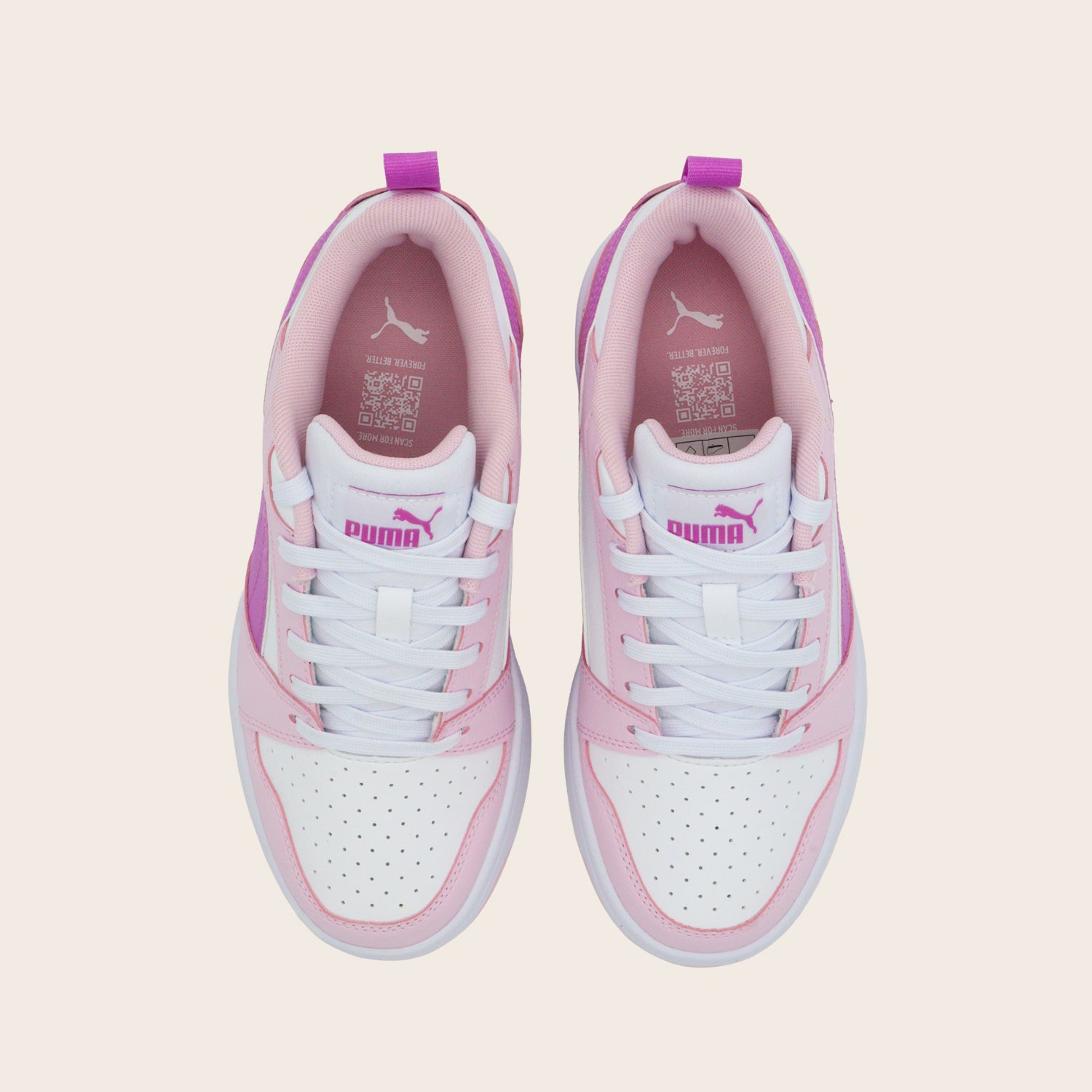 Tenis Puma Rebound V6 Lo JR  | Estilo Basketball Casual
