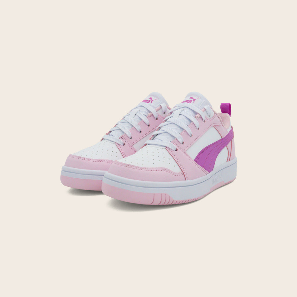 Tenis Puma Rebound V6 Lo JR  | Estilo Basketball Casual