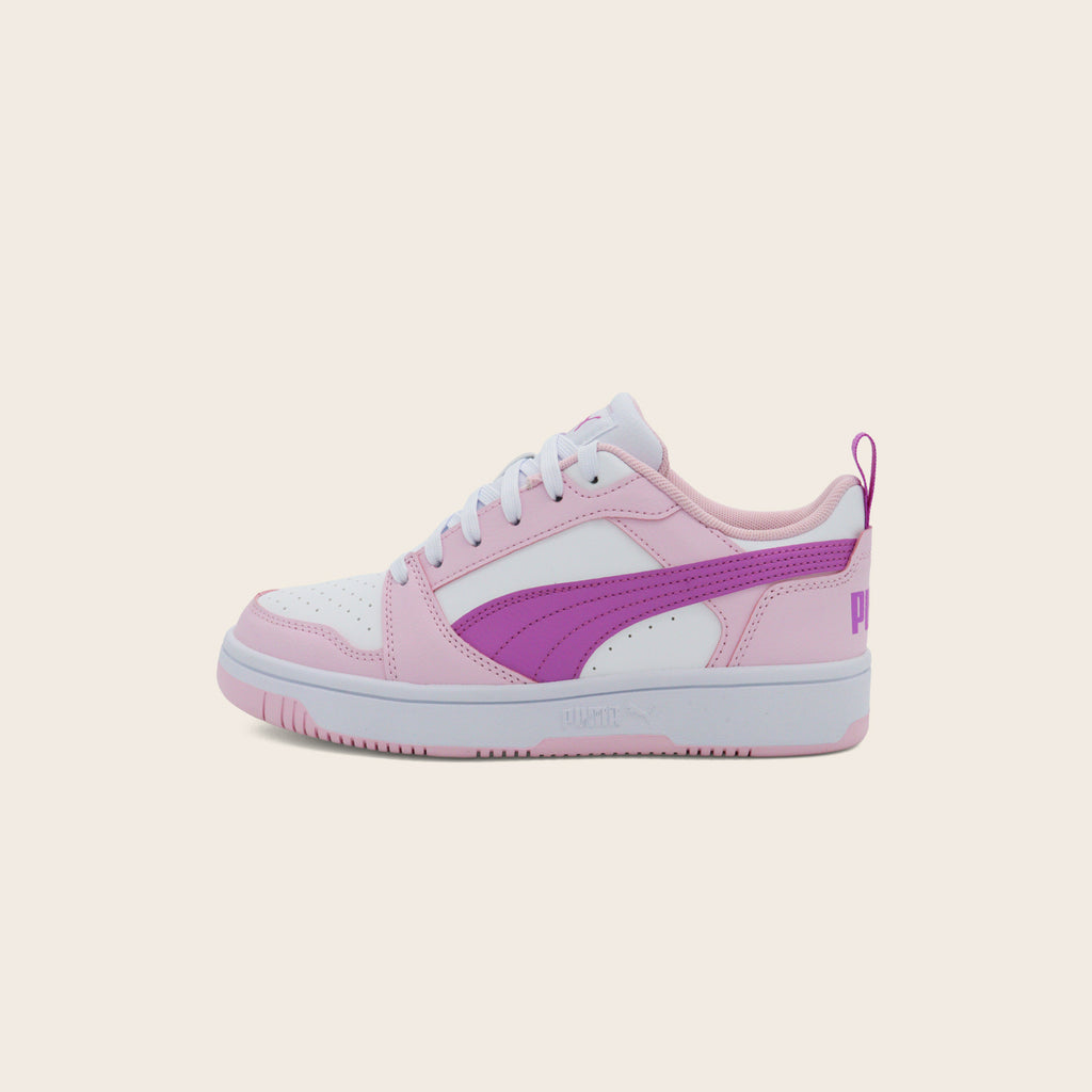 Tenis Puma Rebound V6 Lo JR  | Estilo Basketball Casual
