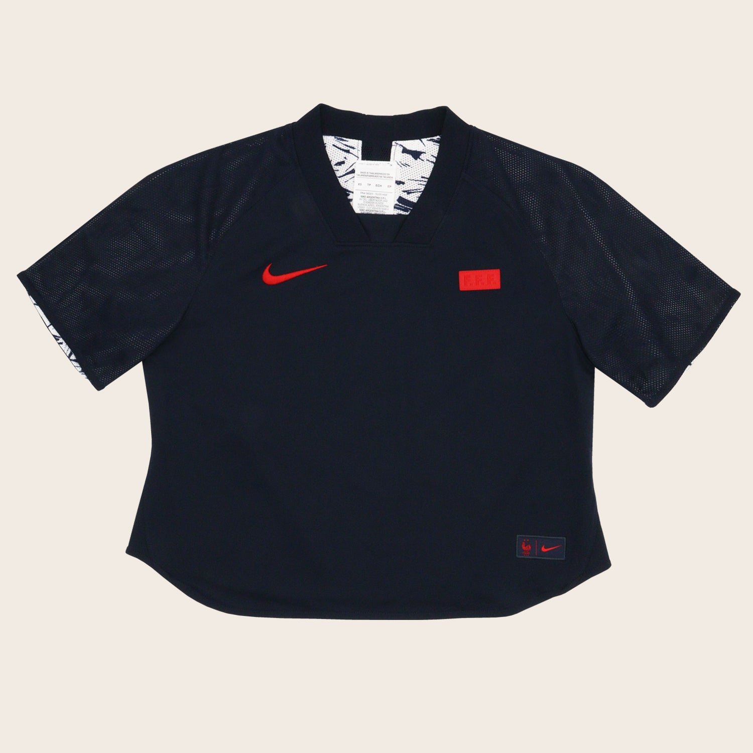Nike France Reversible Crop Jersey Mujer | Jersey Crop Doble Vista