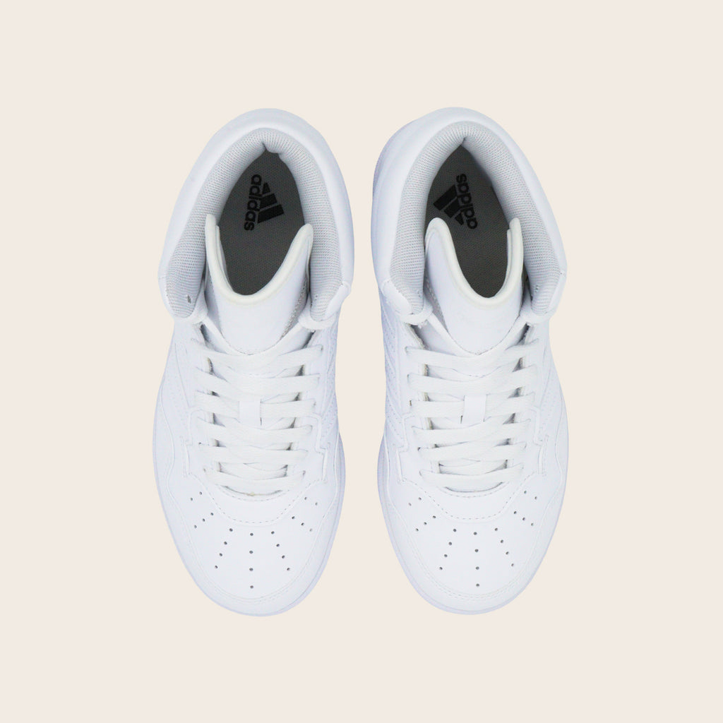Tenis adidas Hoops 4.0 Mid Blancos para Niño y Niña | Estilo Urbano