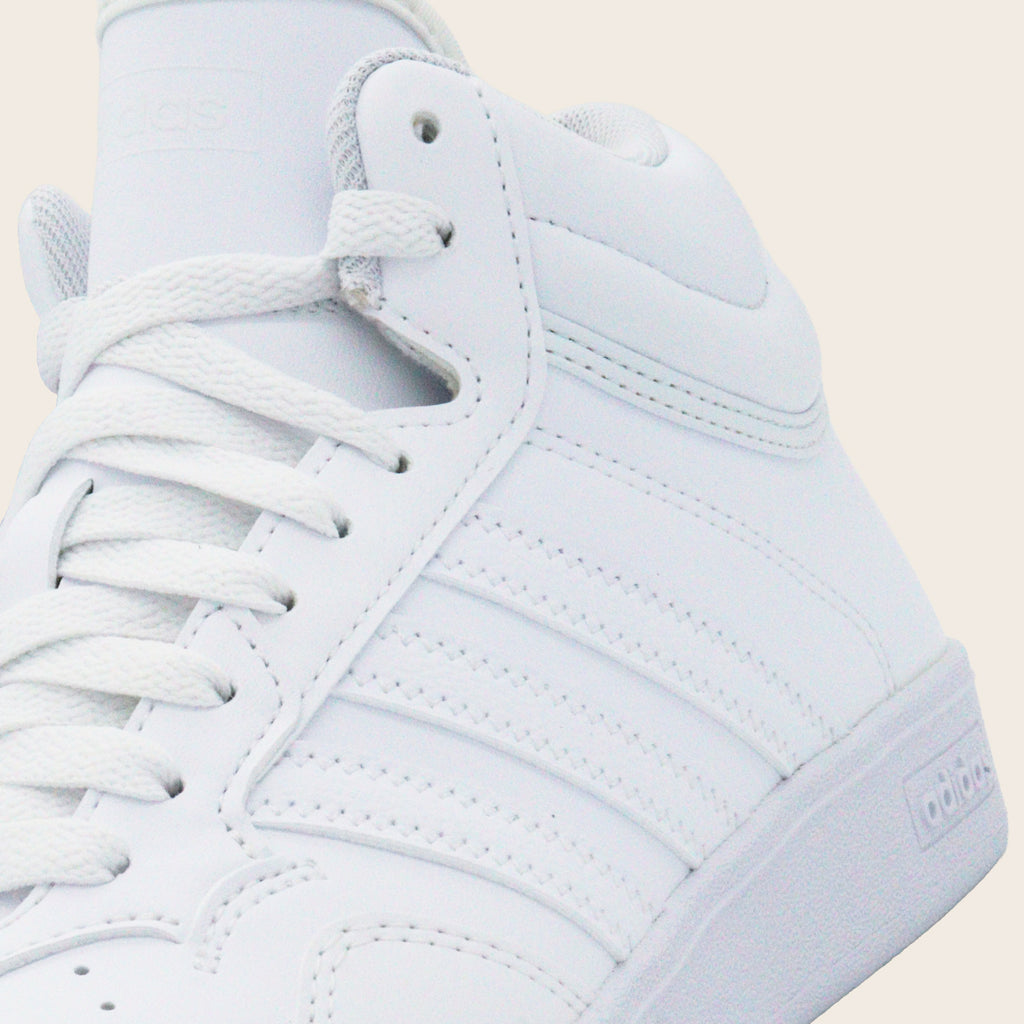 Tenis adidas Hoops 4.0 Mid Blancos para Niño y Niña | Estilo Urbano