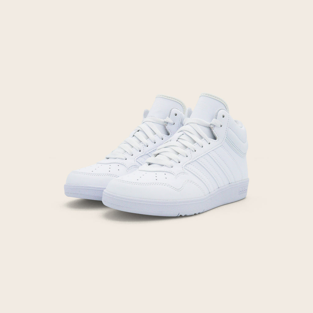Tenis adidas Hoops 4.0 Mid Blancos para Niño y Niña | Estilo Urbano