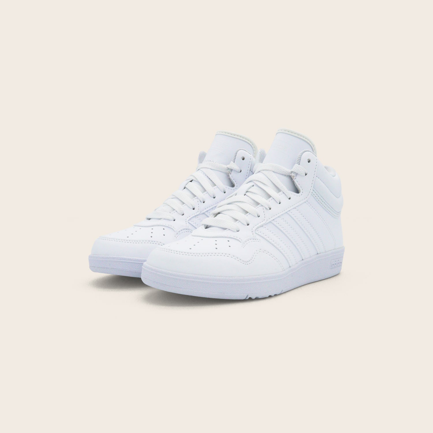 Tenis adidas Hoops 4.0 Mid Blancos para Niño y Niña | Estilo Urbano